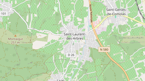 Carte de localisation de l'évènement