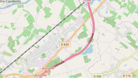 Carte de localisation de l'évènement