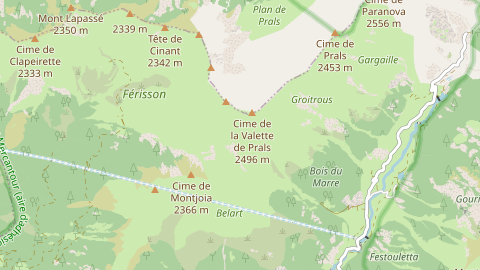 Carte de localisation de l'évènement