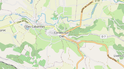 Carte de localisation de l'évènement