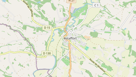 Carte de localisation de l'évènement