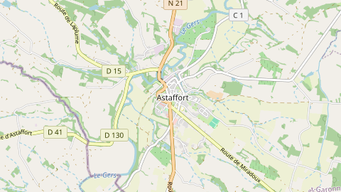 Carte de localisation de l'évènement