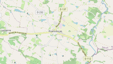 Carte de localisation de l'évènement