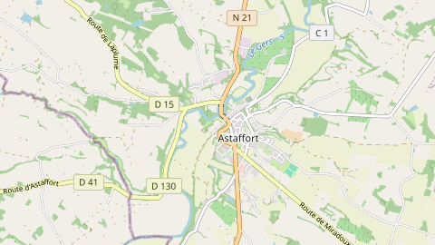 Carte de localisation de l'évènement
