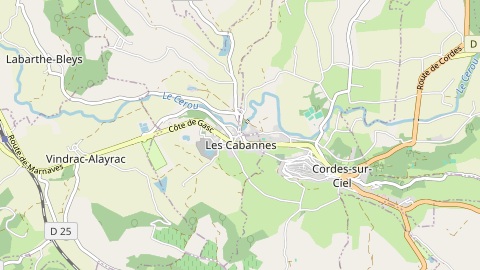 Carte de localisation de l'évènement