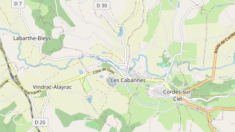 Carte de localisation de l'évènement