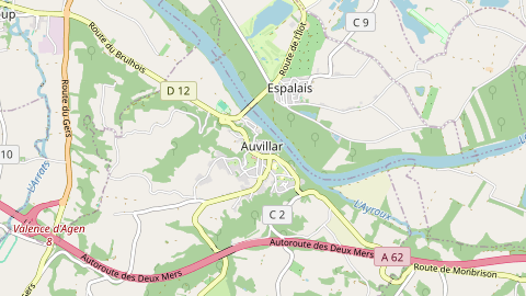 Carte de localisation de l'évènement
