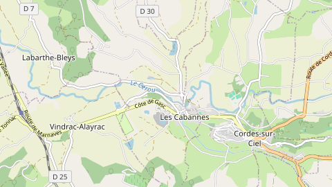 Carte de localisation de l'évènement