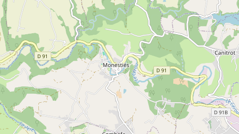 Carte de localisation de l'évènement