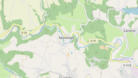 Carte de localisation de l'évènement