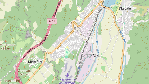 Carte de localisation de l'évènement