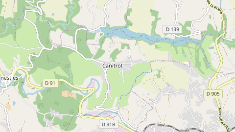 Carte de localisation de l'évènement