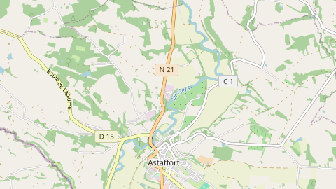 Carte de localisation de l'évènement