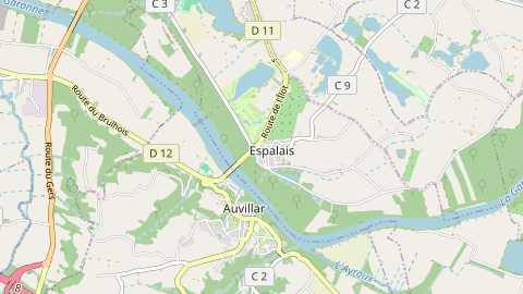 Carte de localisation de l'évènement