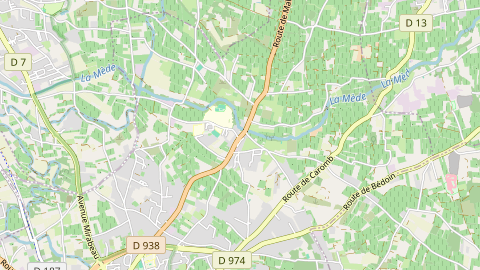 Carte de localisation de l'évènement