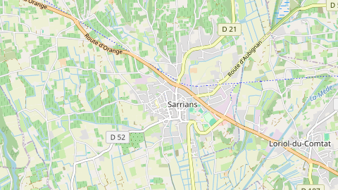 Carte de localisation de l'évènement