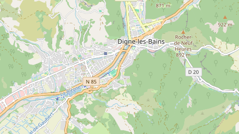 Carte de localisation de l'évènement