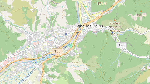 Carte de localisation de l'évènement