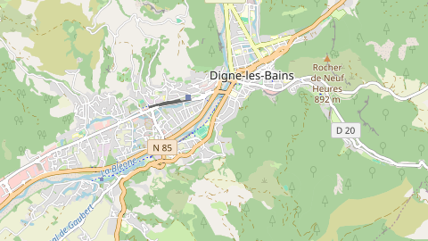 Carte de localisation de l'évènement
