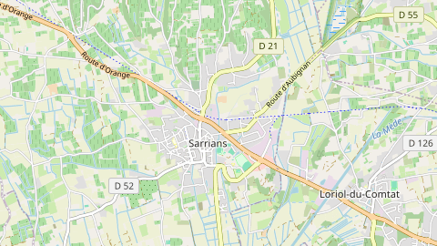 Carte de localisation de l'évènement