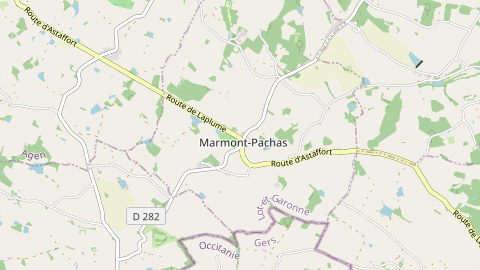 Carte de localisation de l'évènement