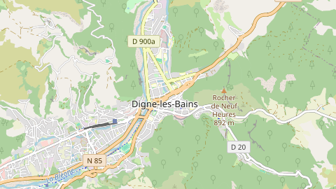 Carte de localisation de l'évènement
