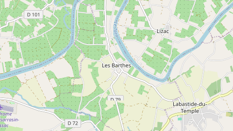 Carte de localisation de l'évènement