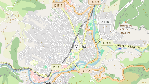 Carte de localisation de l'évènement