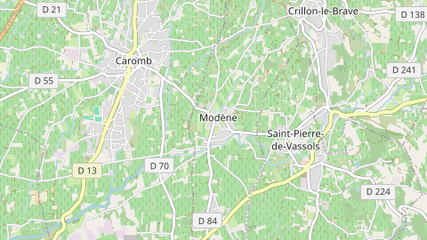 Carte de localisation de l'évènement