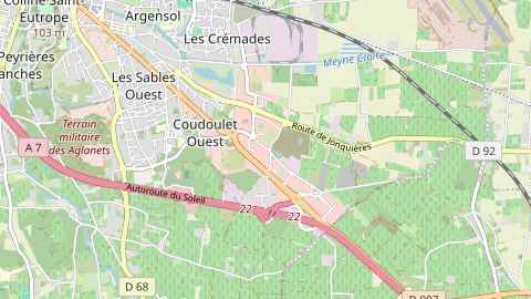 Carte de localisation de l'évènement