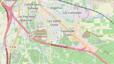 Carte de localisation de l'évènement