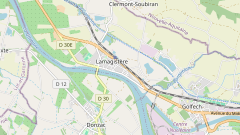 Carte de localisation de l'évènement