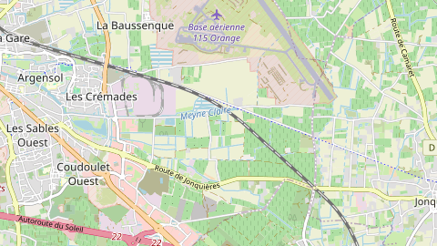 Carte de localisation de l'évènement