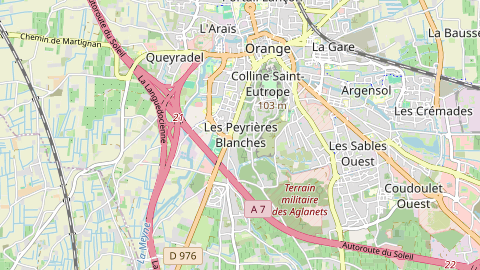 Carte de localisation de l'évènement