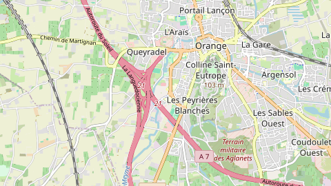Carte de localisation de l'évènement