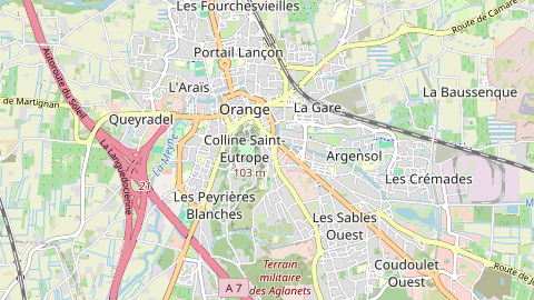 Carte de localisation de l'évènement