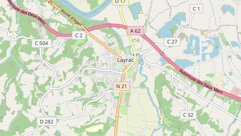 Carte de localisation de l'évènement
