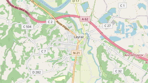 Carte de localisation de l'évènement