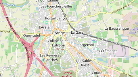 Carte de localisation de l'évènement