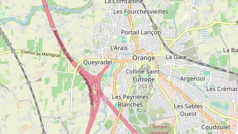 Carte de localisation de l'évènement