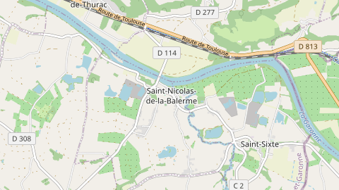 Carte de localisation de l'évènement