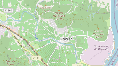 Carte de localisation de l'évènement
