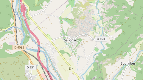 Carte de localisation de l'évènement