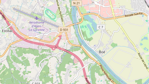 Carte de localisation de l'évènement