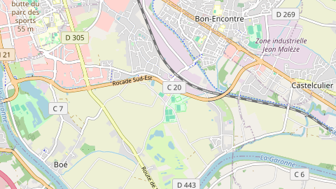 Carte de localisation de l'évènement