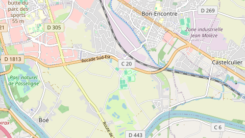 Carte de localisation de l'évènement