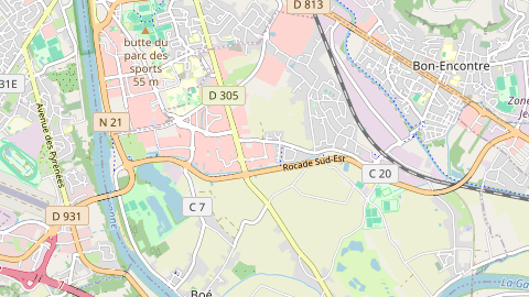 Carte de localisation de l'évènement