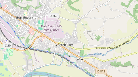 Carte de localisation de l'évènement