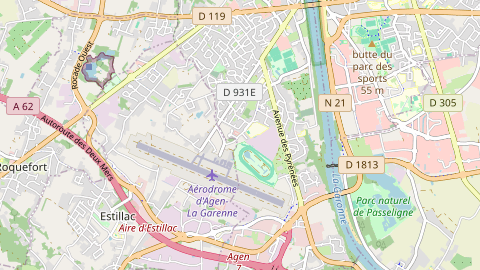 Carte de localisation de l'évènement