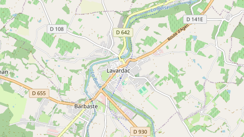 Carte de localisation de l'évènement